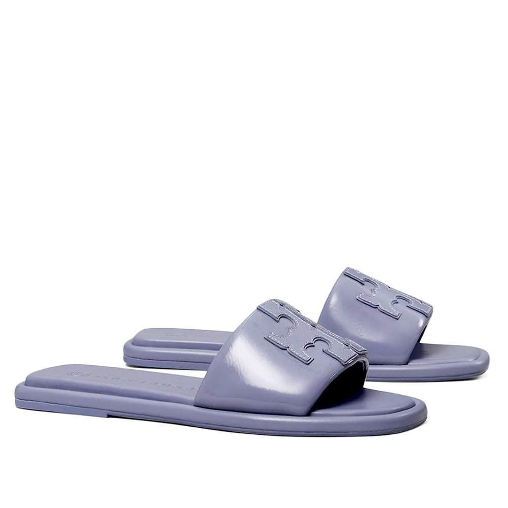 💯% AUTHENTIC Tory Burch Women's Double T Sport Slide Sandals